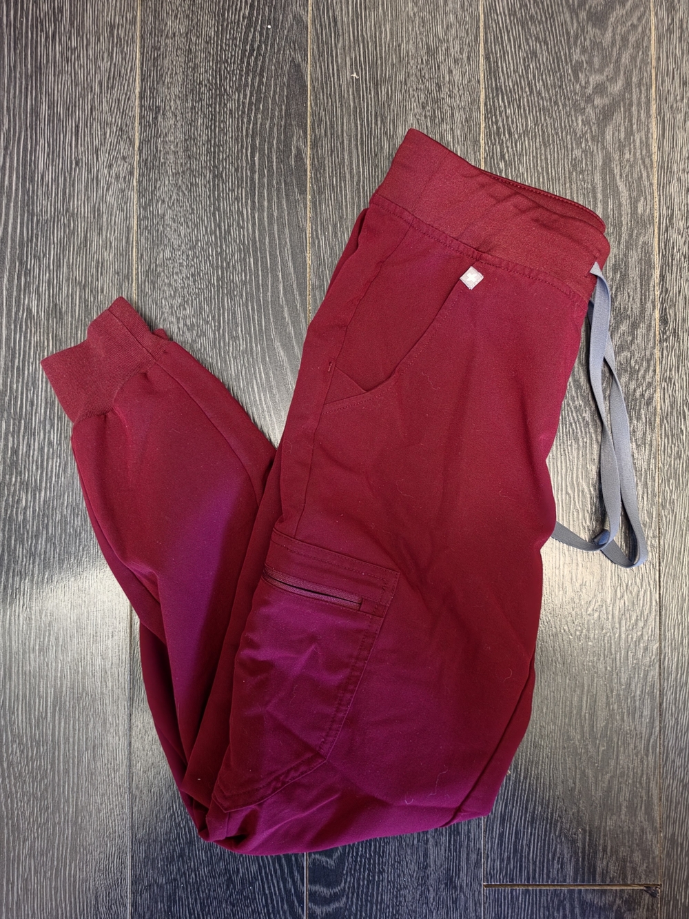 Figs Zamora Scrub Pants Burgundy XS